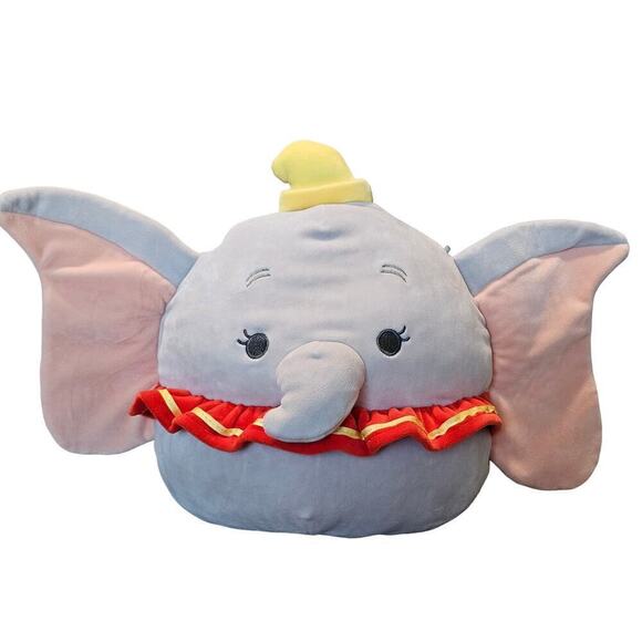 Disney Squishmallows Dumbo Elephant Plush Squishy Soft Toy 14" Stuffed Animal - Picture 1 of 9